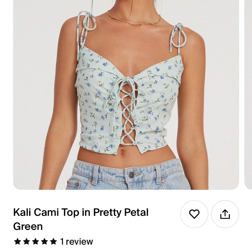 Motel Rocks lace up top xs NWT